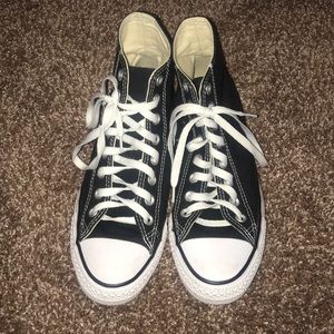 black high top converse